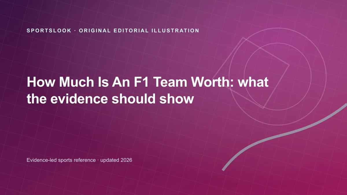 Original editorial illustration for How Much Is an F1 Team Worth? Why valuations differ