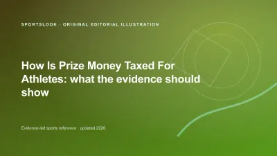 Original editorial illustration for How Is Prize Money Taxed for Athletes? A practical guide