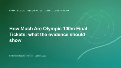 Original editorial illustration for How Much Are Olympic 100m Final Tickets? What the price actually covers