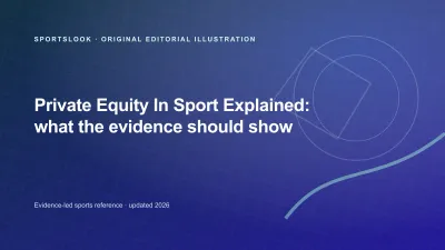 Original editorial illustration for Private Equity in Sport Explained: ownership, capital and trade-offs