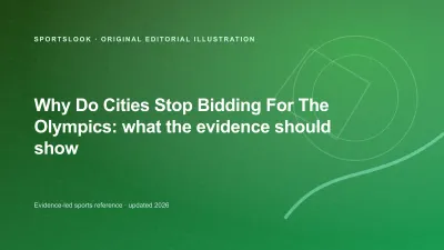 Original editorial illustration for Why Do Cities Stop Bidding for the Olympics? The cost-risk trade-off