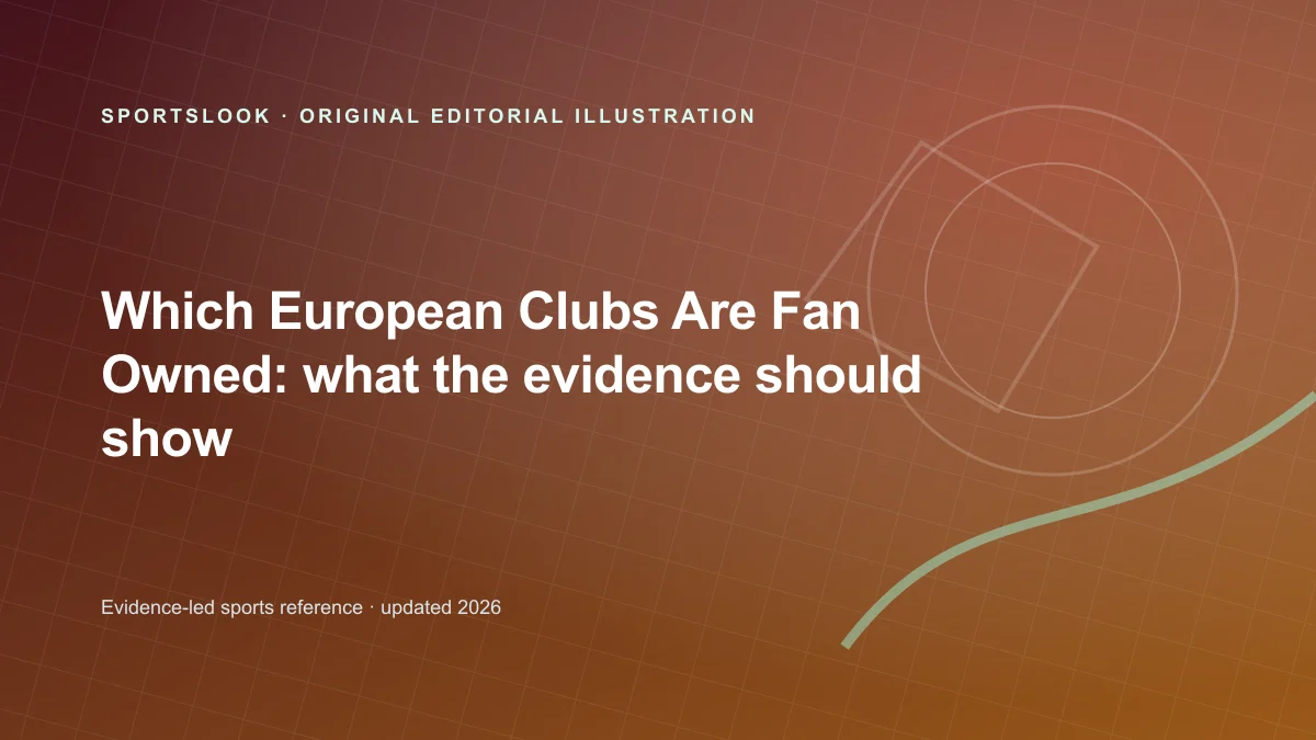 Original editorial illustration for Which European Football Clubs Are Fan-Owned?