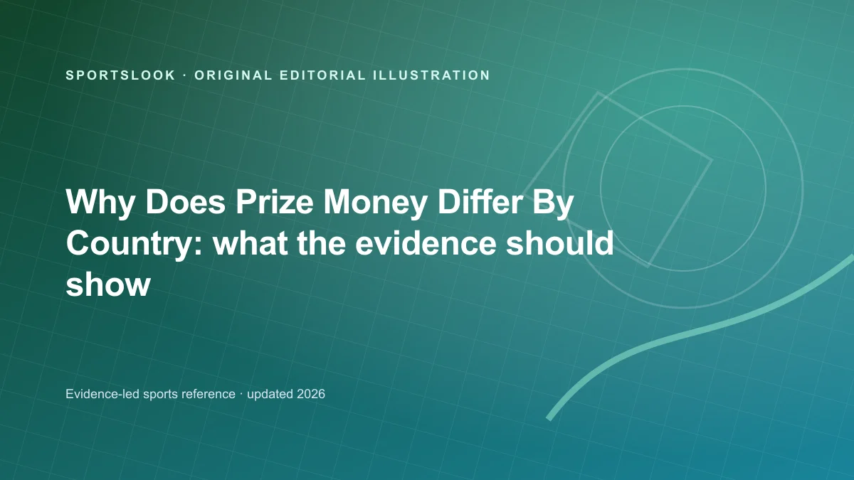 Original editorial illustration for Why Does Prize Money Differ by Country?
