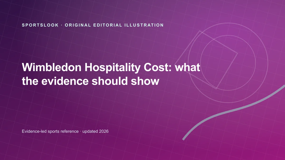 Original editorial illustration for Wimbledon Hospitality Cost: debentures, packages and official routes